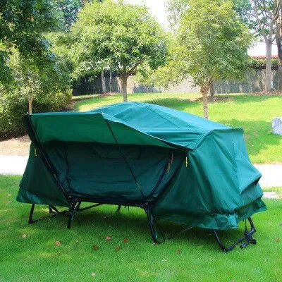 Single Person Off-Ground Camping Tent Bed Avoid Build GlowCart