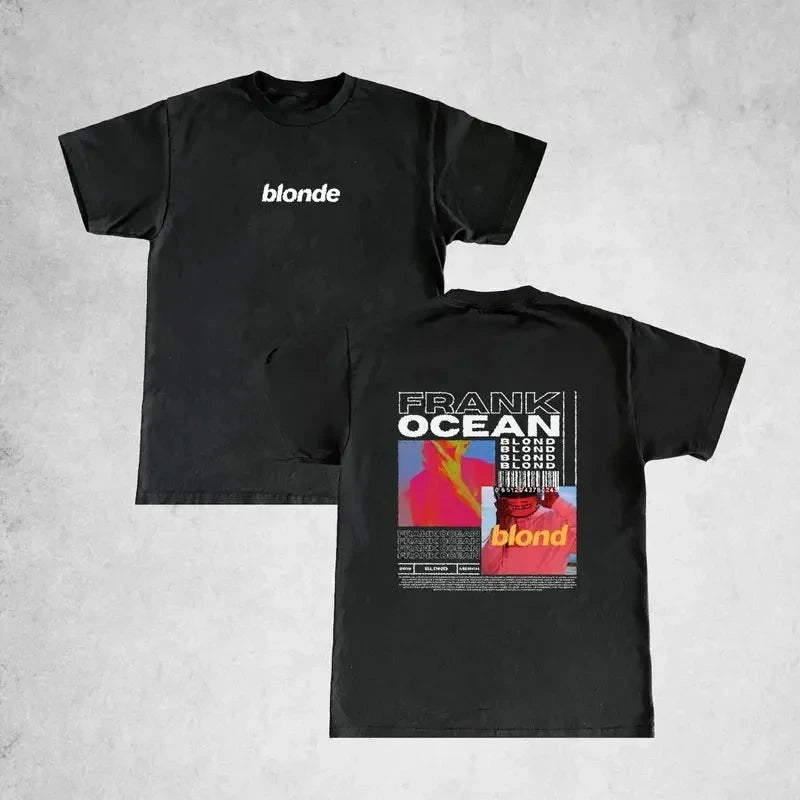 Rapper Frank Retro Graphic T Shirt Men's Hip Hop Ocean Album GlowCart