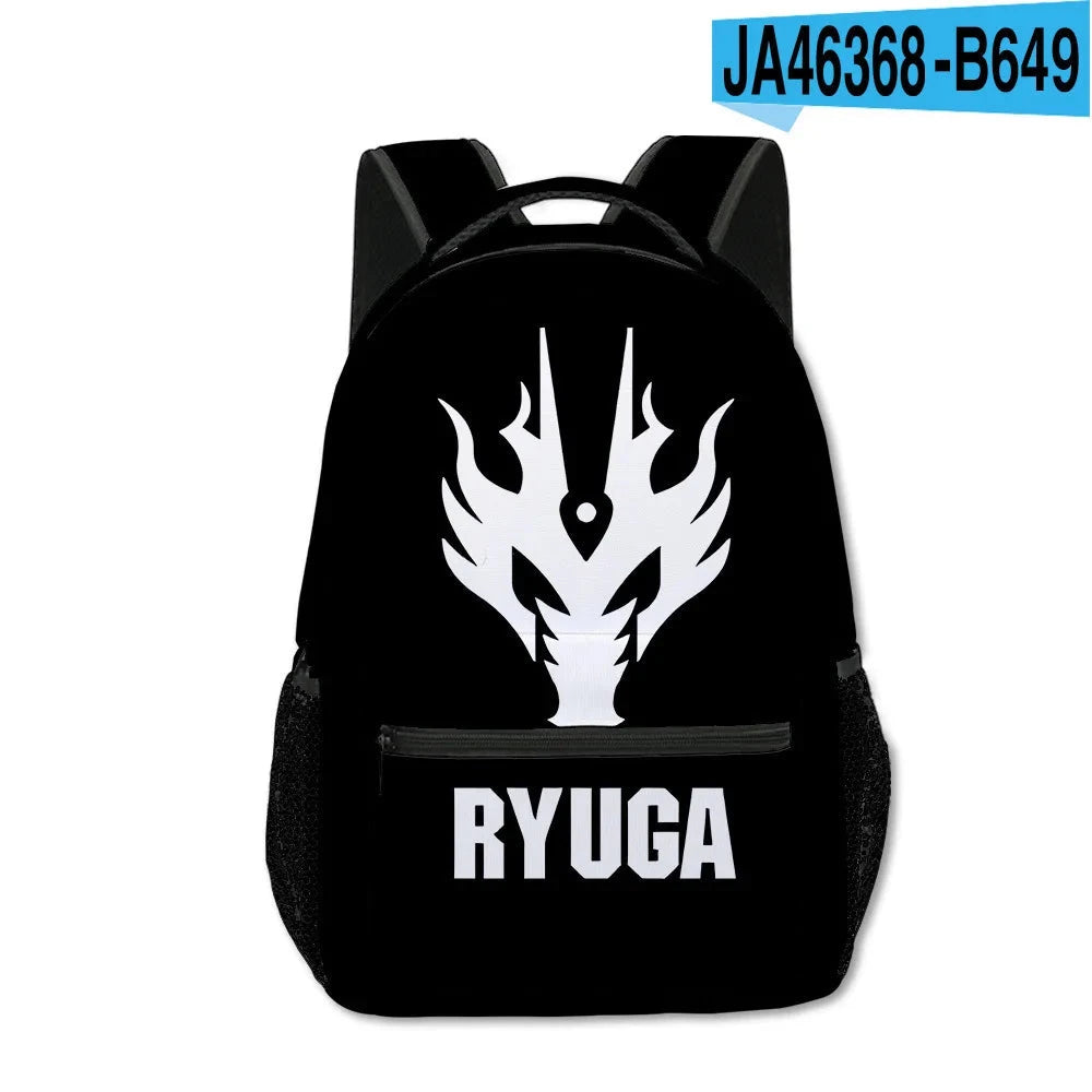 Cartoon Popular Funny Kamen Rider student Bookbag Notebook GlowCart