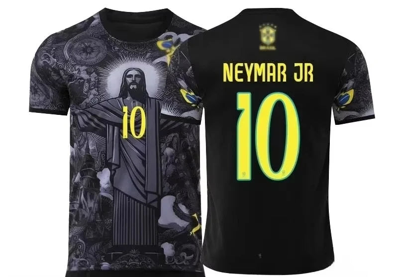 25 New Football Training T-Shirt Special Edition Brazilian Jesus Redeemer 3D Print Quick Dry Breathable Sports Short Sleeve Tops GlowCart