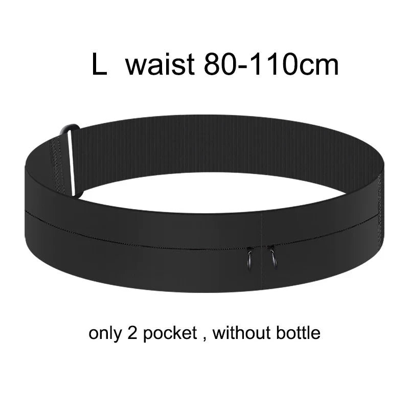 Running Belt Waist Bag with Water Bottle Women Sports Fanny Pack Men Phone Pouch Jogging Gym Bags Hydration Run Accessories GlowCart