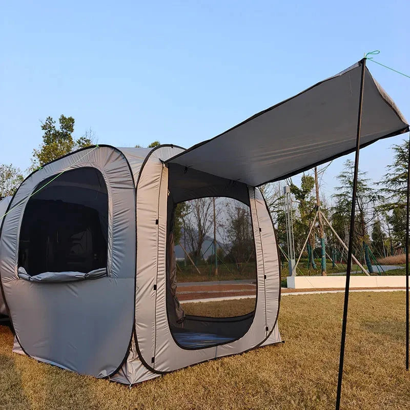 Pop-up SUV Car Camping Tent, 4-5 Person Family Outdoor Tent, GlowCart