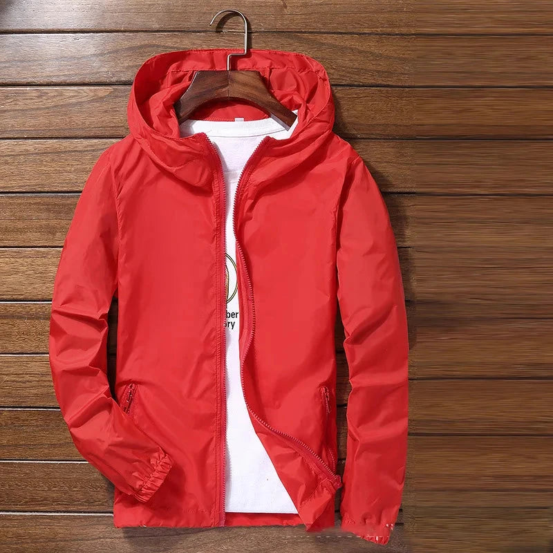 S-7XL Windproof Quick Dry Coat Ultra-Light Waterproof Jacket GlowCart