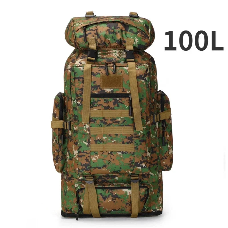 80L/100L Mountaineering Bag Climb Bag Tactical Backpacks GlowCart