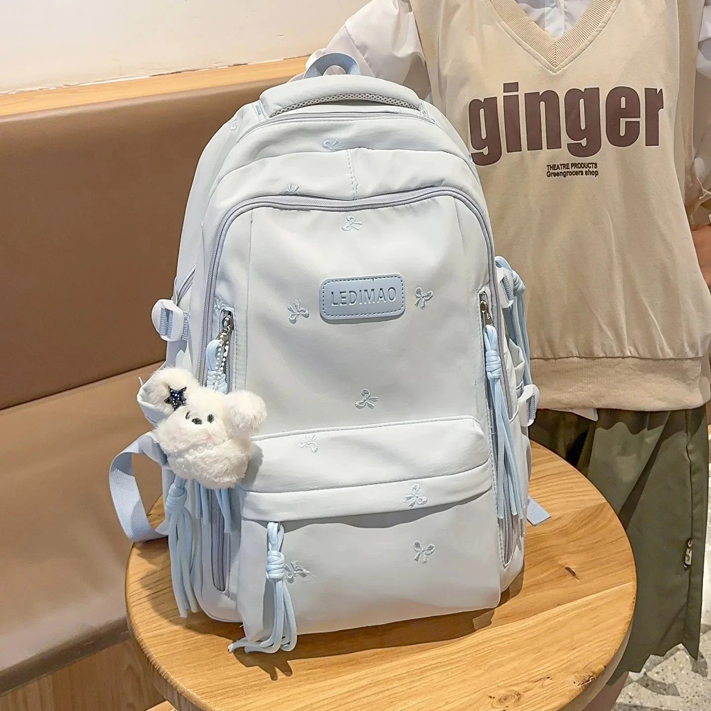 Girls' lightweight schoolbag for primary and junior school GlowCart