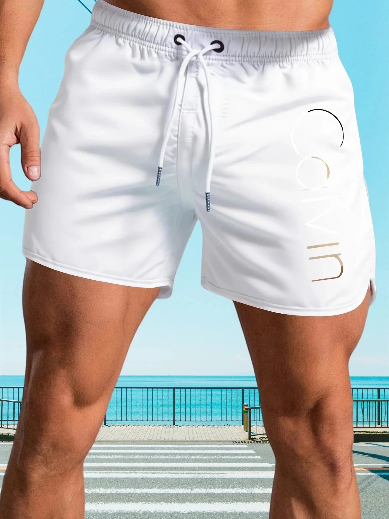 Men's Breathable Sexy Swimsuit Low Waist Casual Beach Shorts GlowCart