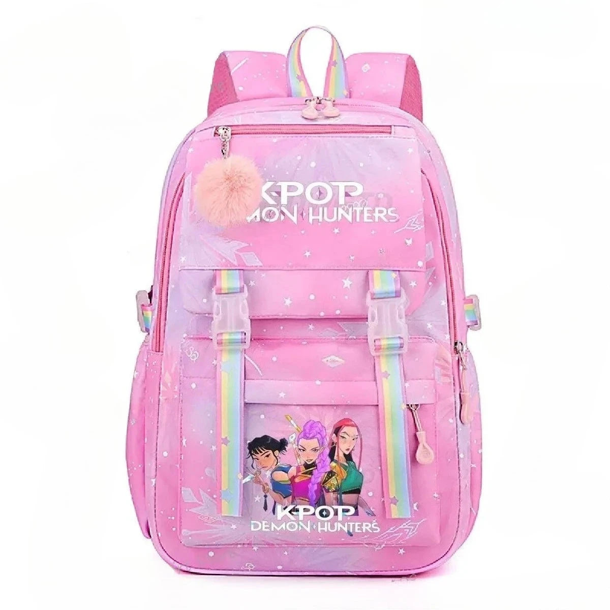 Hot Miniso KPop Demon Hunters Daily Bagpack Hot Movie Print Backpacks for Girl Boy K-Pop Fashion Casual Students School Backpack GlowCart