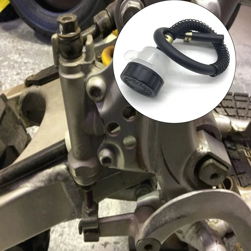 Scootor Motorcycle Brake Fluid Reservoir Rear Cylinder for Tank Oil Cup with Pipe for 50CC 70CC 110CC 125CC Off-r H9EE GlowCart