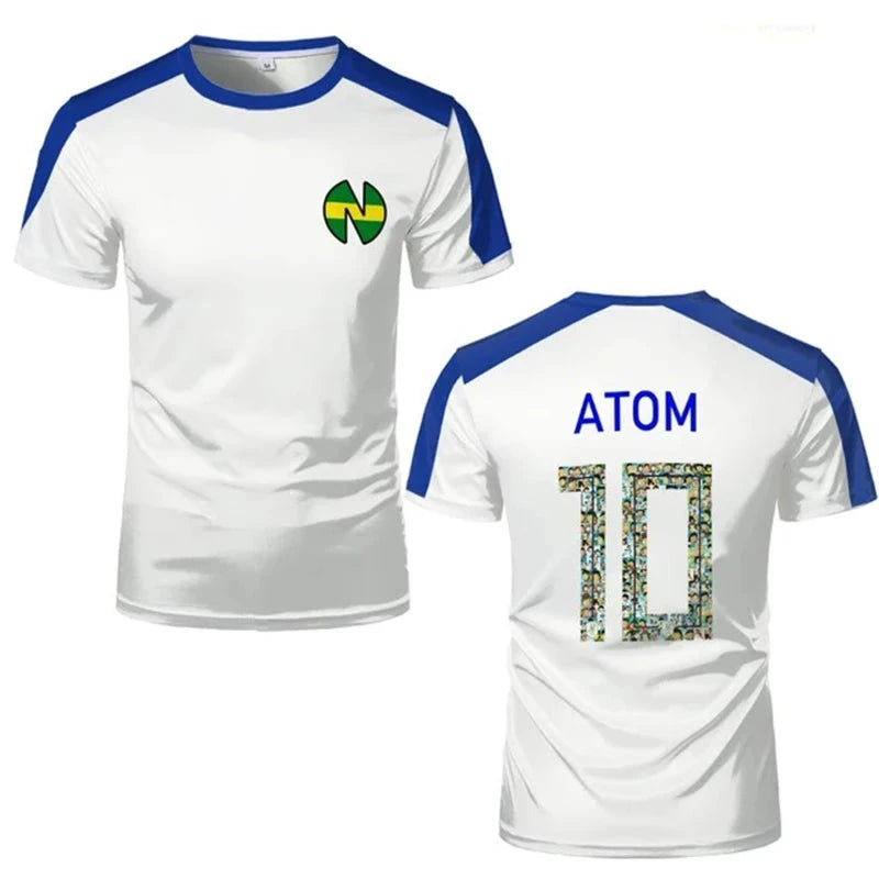 Sports T-shirts For Men Captain Tsubasa Anime Jersey Cosplay GlowCart