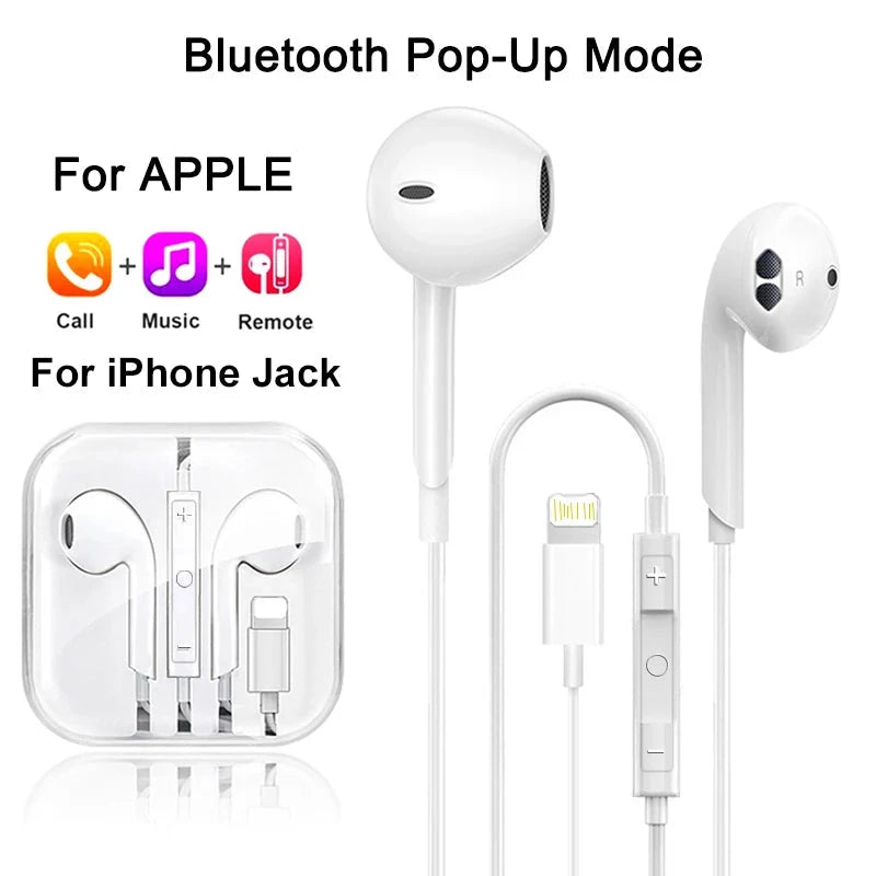 Original Headphones For Apple iPhone 16 15 14 13 11 12 Pro GlowCart