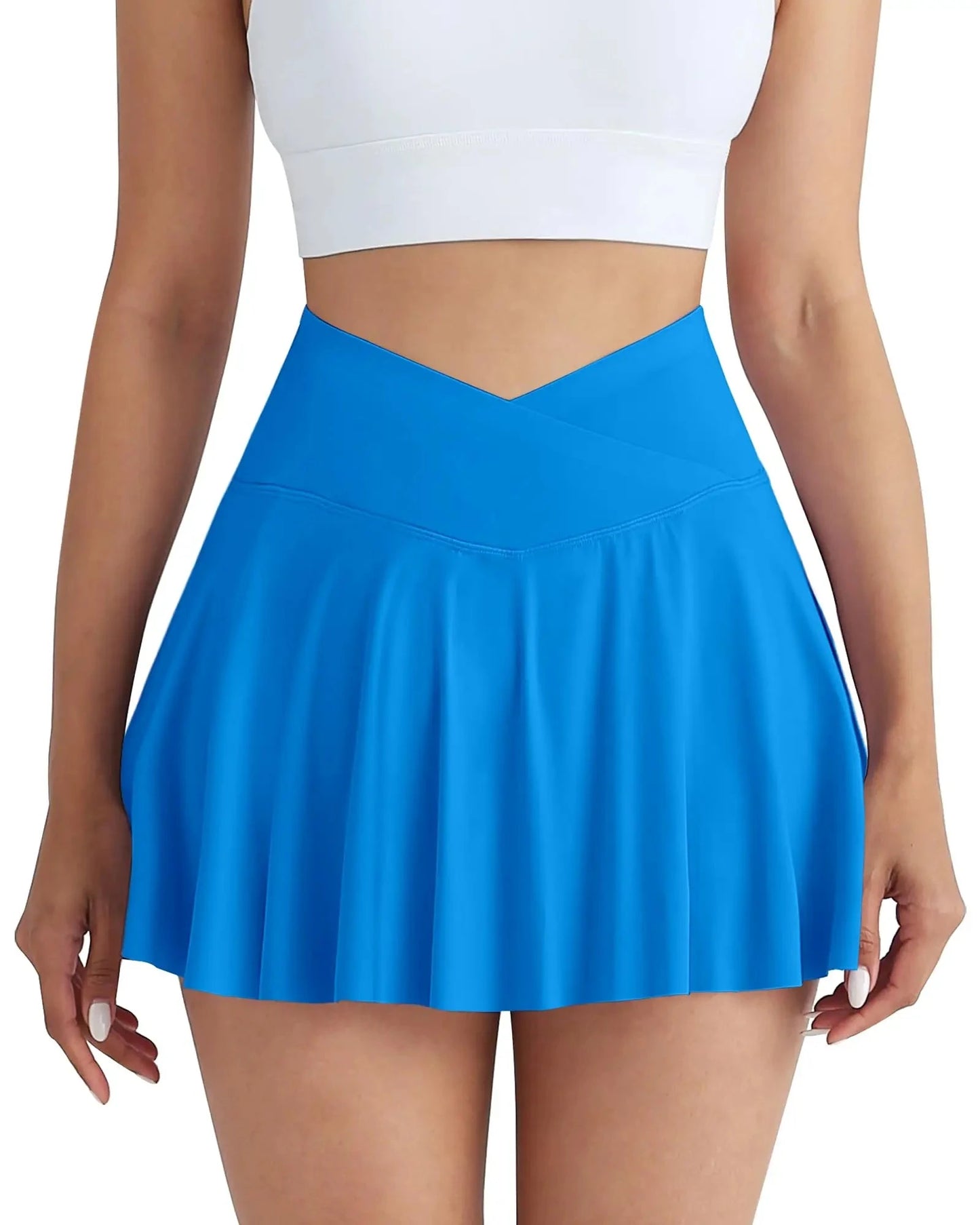 Gym Sports Skirt Woman Fitness Pockets Running Outdoors GlowCart