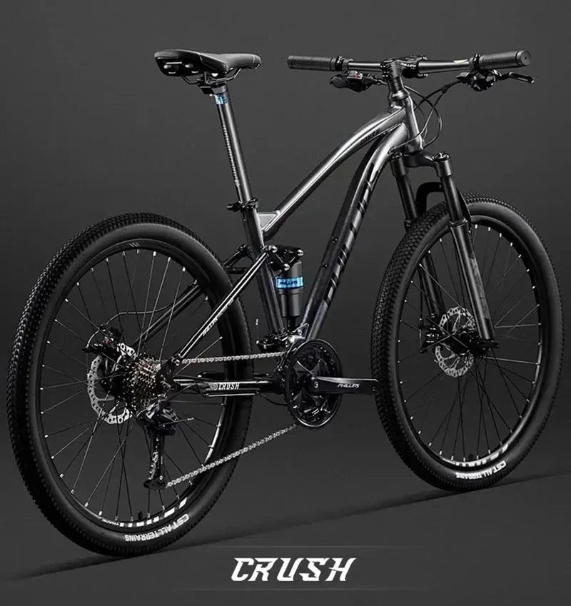 Downhill Full Suspension Mountain Bicycle 24/26/27.5inch Soft Tail Dual Shock Absorber Mountain Bike Cross Country DH Bike GlowCart