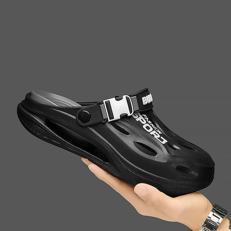 A Pair of Men's New Clogs, Summer New Wear-Resistant, GlowCart