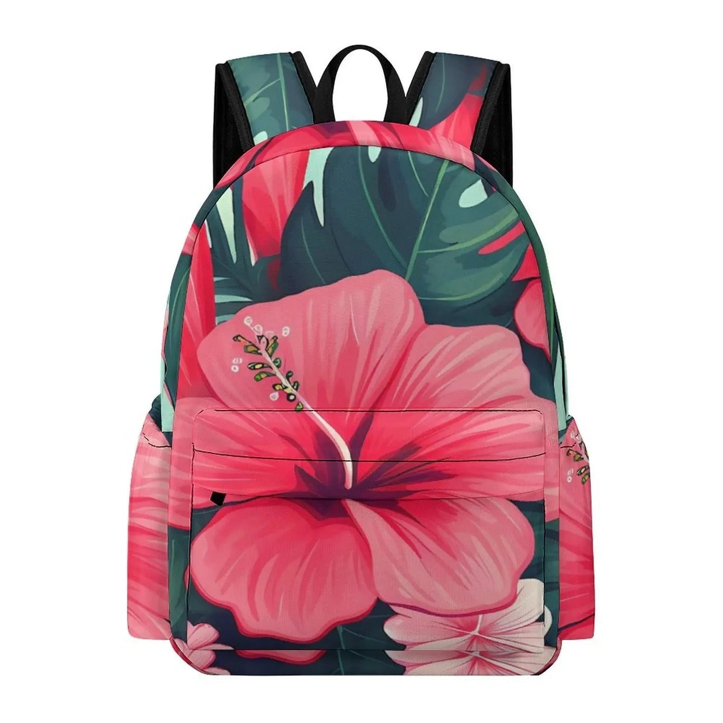 Floral Printed 3d Printed Schoolbags For Boys And Girls GlowCart