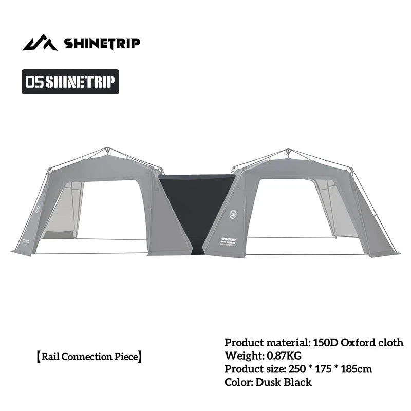 ShineTrip 05 Series Dome camping tent Quick Setup big tent GlowCart