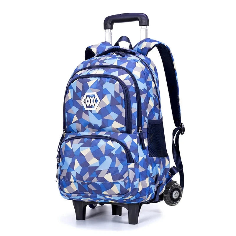 wheeled bags for girls kids Travel luggage Rolling School GlowCart