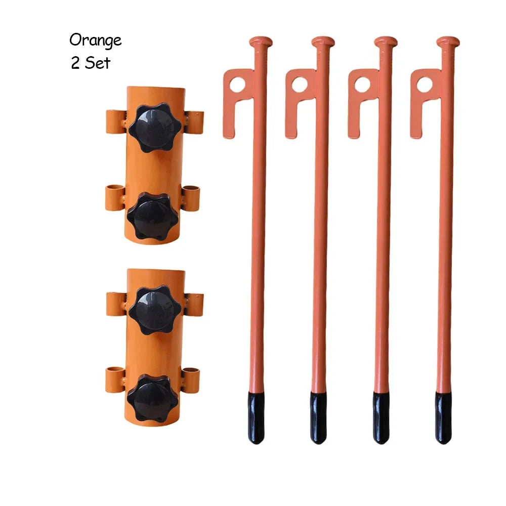 Outdoor Camping Canopy Pole Fixed Tube Adjustable Tent GlowCart