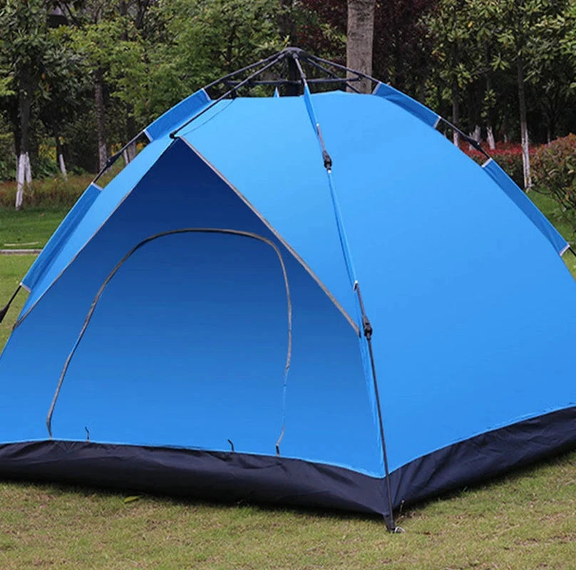3-4 Person Automatic Double-Layer Camping Tent Outdoor Quick GlowCart