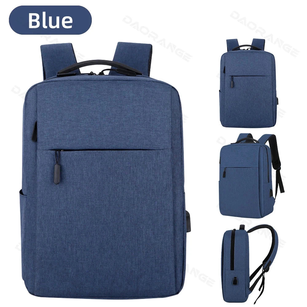 Laptop Bag USB Backpack for Macbook Air Pro Lenovo Asus HP GlowCart