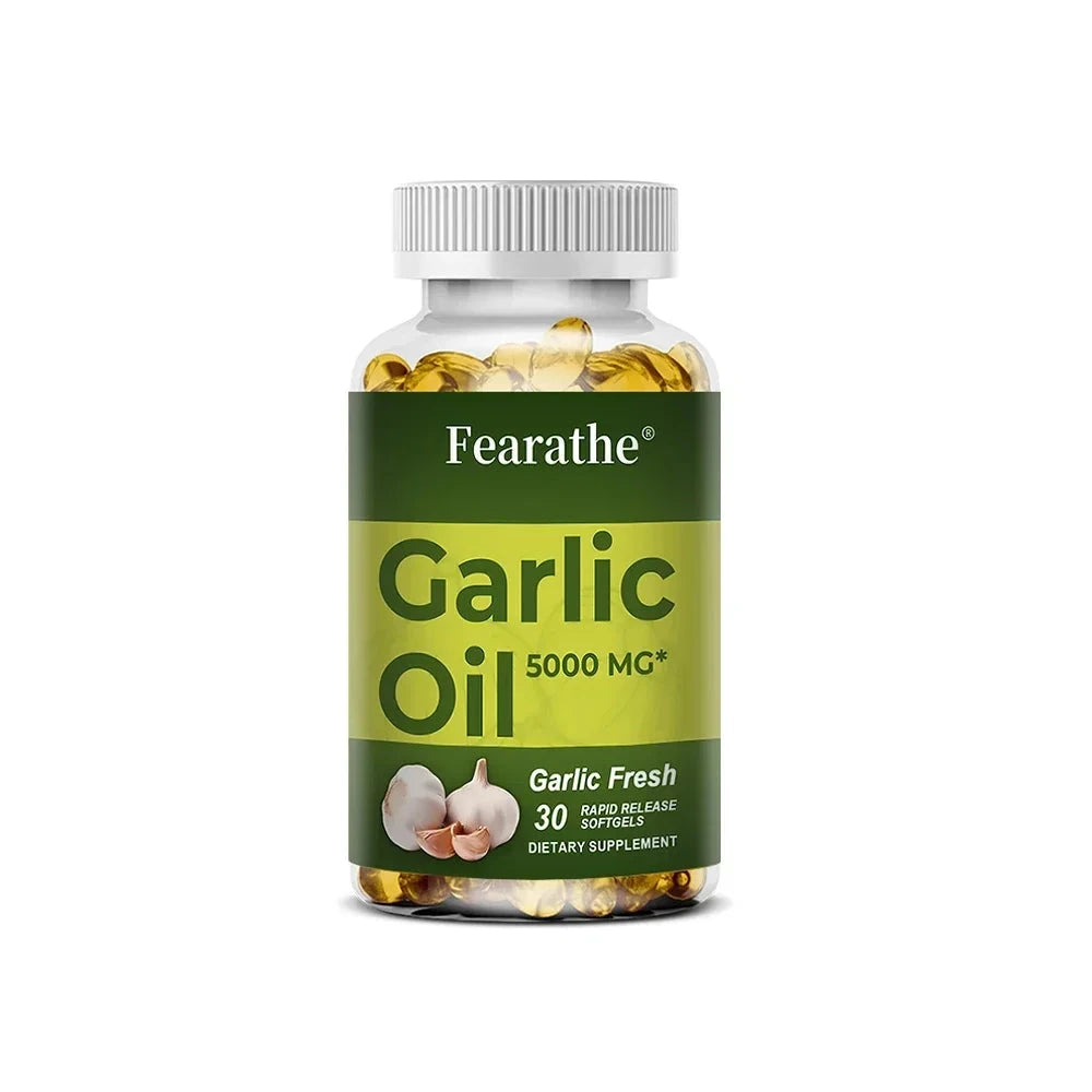 Premium Garlic Fresh 5000mg, Garlic Oil Dietary Supplement GlowCart