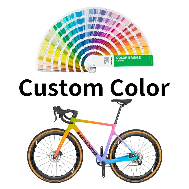 Carbon Gravel Bike Bicicletas Hydraulic Disc Brake Road Bike Bicycle Gravel 11S GRX Groupset GlowCart