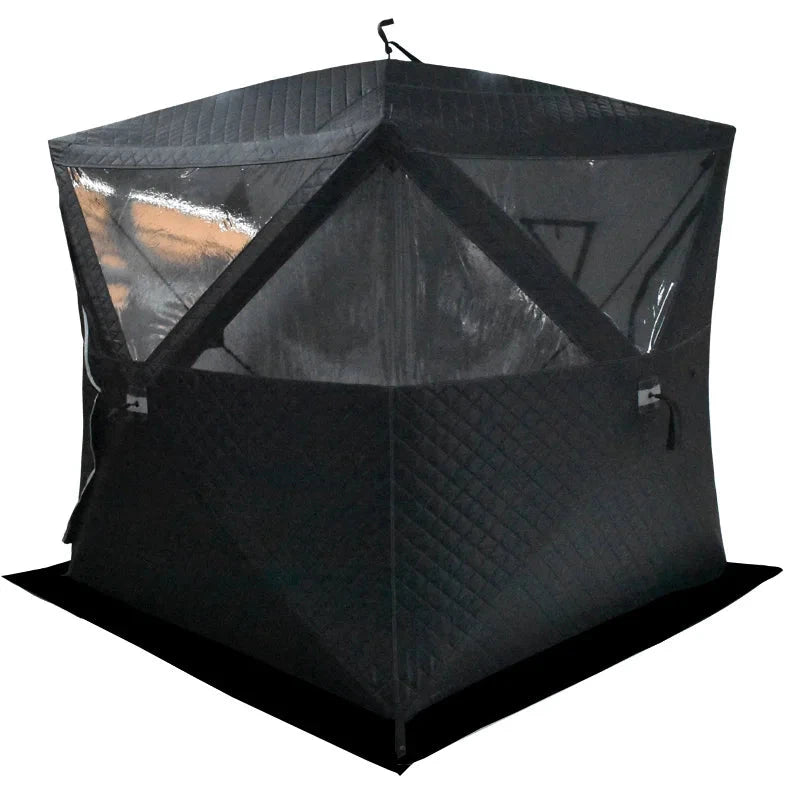 1.8X1.8M 3-4 Persons Pop up Winter Fishing Tent Shelter Keep GlowCart