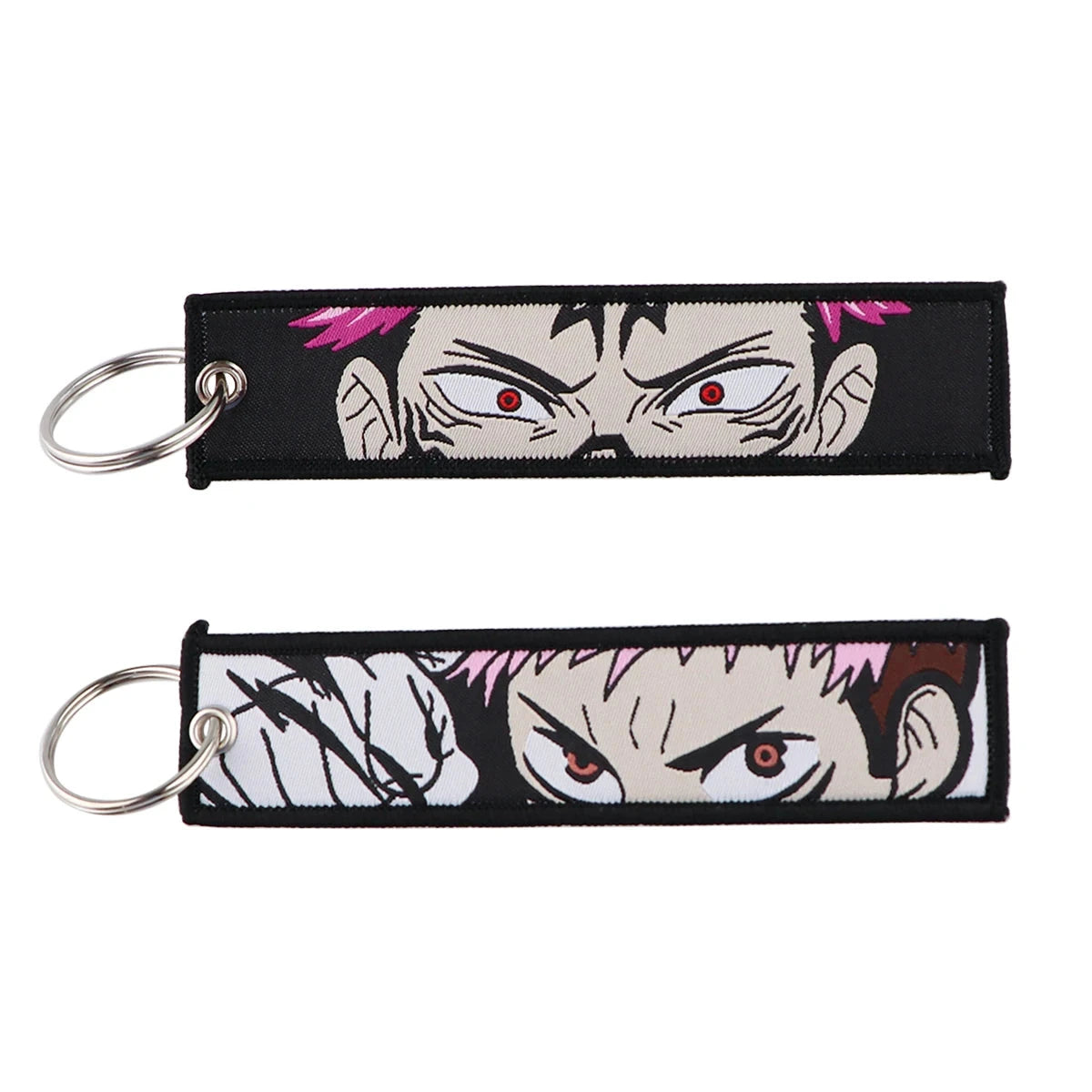 Classic Anime Cool Embroidery Key Fobs Key Tag Motorcycles GlowCart