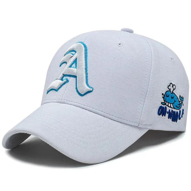 Embroidery Fitted Full Stretch Closed Letters Flexible Cap GlowCart