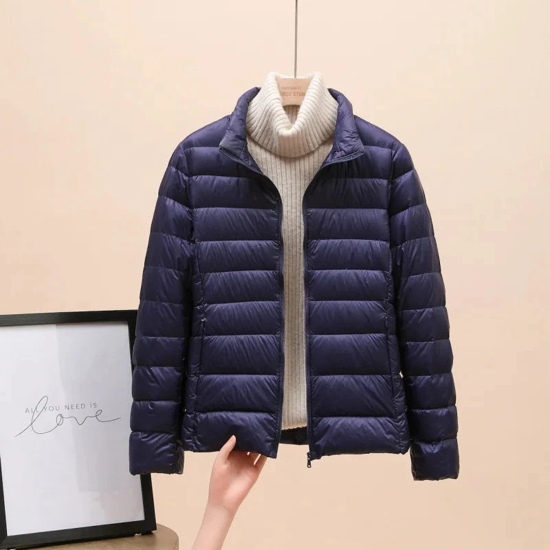 Autumn and winter new lightweight down jacket women's 2025 GlowCart