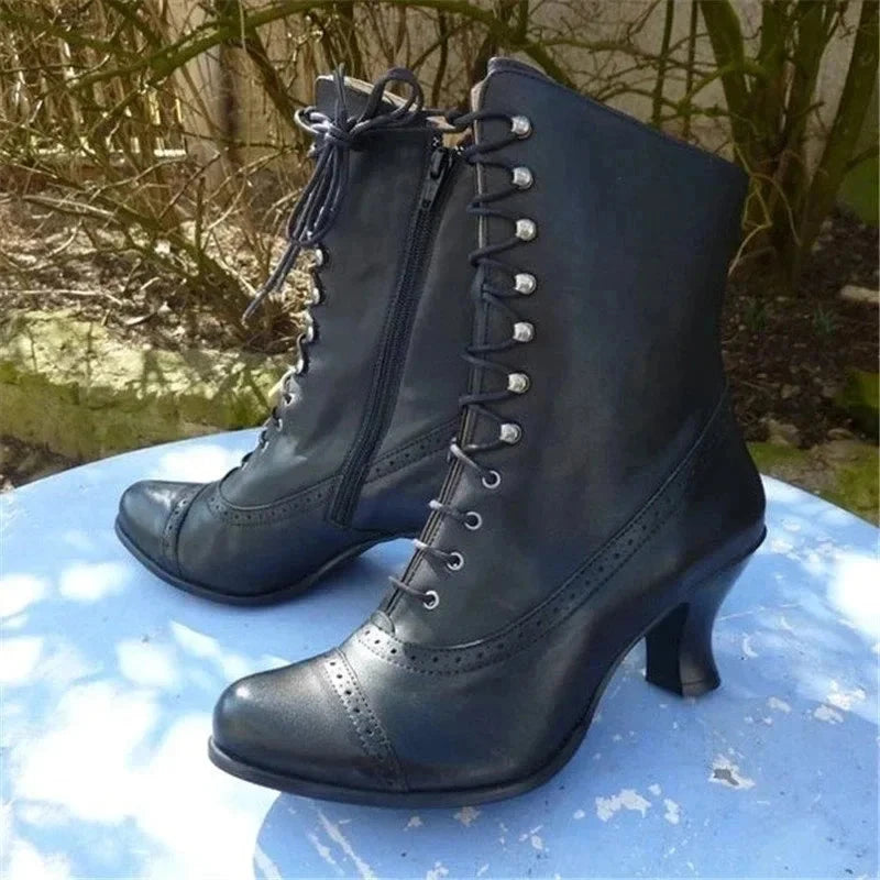 Quality Women Boots PU Leather Bikerboots for Women High GlowCart