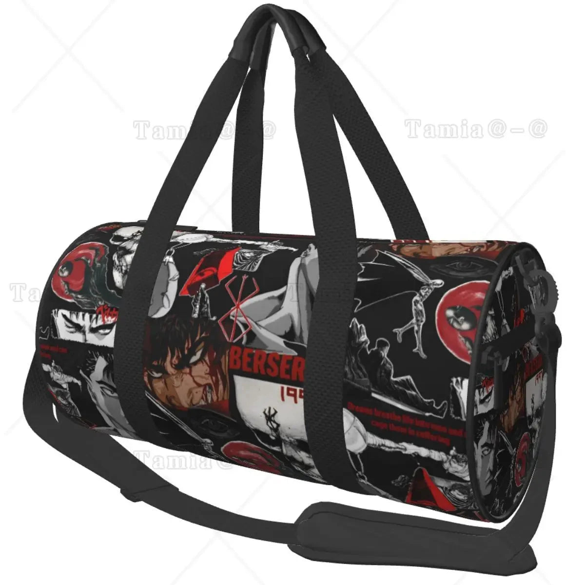 Japan Anime Bereserk Sports Gym Bag with Pocket Waterproof GlowCart