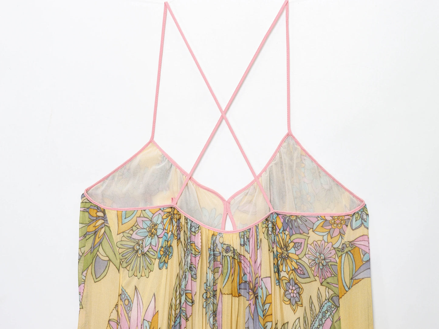 Summer Dress Women's 2025 New Fashion Print Loose V-neck