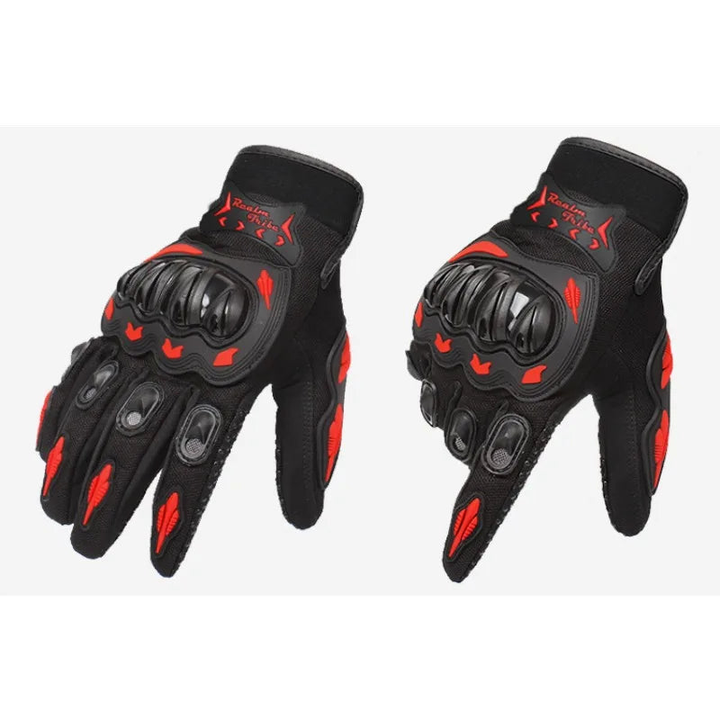 1 Pair Cycling Equipment Protective Wear-resistant Bicycle Motorcycle Racing Full Finger Gloves Cycling Gloves Outdoor Sports GlowCart