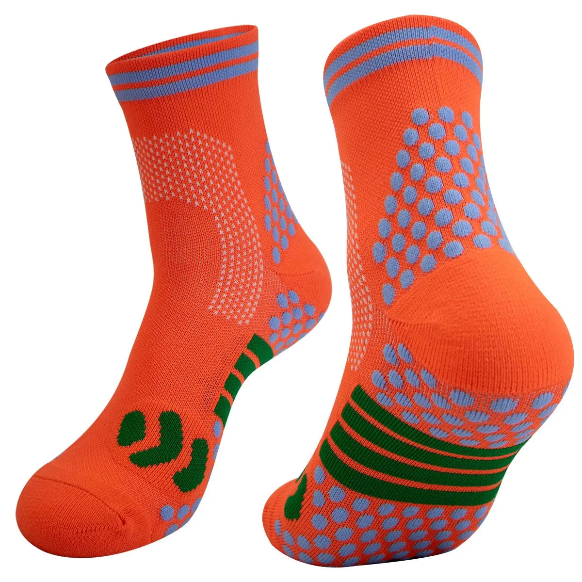 Pair of Football Socks Men's Sports Socks Mid-calf Socks Silicone Non-slip Dot Socks Basketball Yoga Socks for Women GlowCart