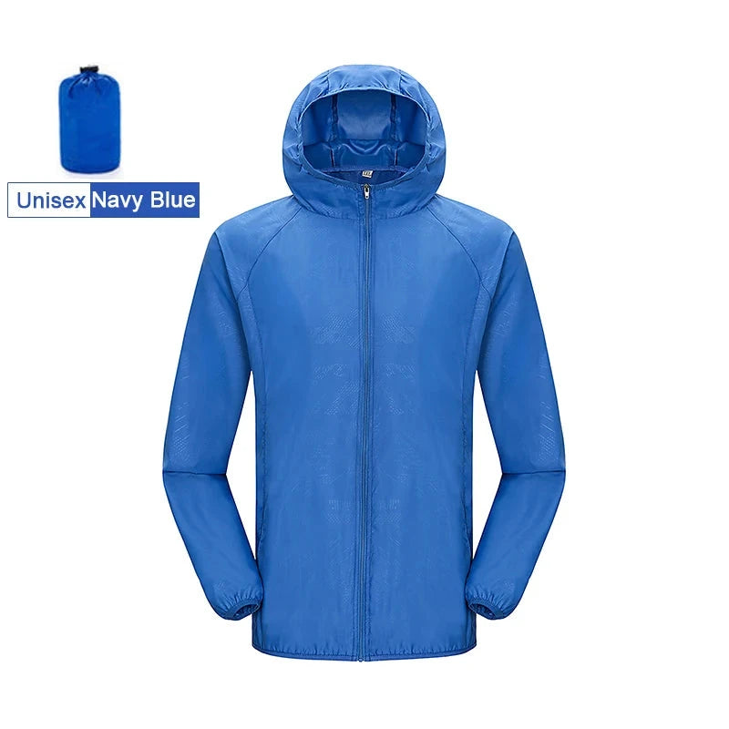 A Unisex Waterproof Outdoor Jacket Men Women Hiking Camping GlowCart