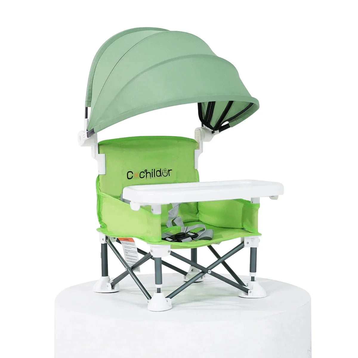 Kids chair, Portable and foldable, it can be used to increase the height of the seat, as a feeding chair and an outdoor camping GlowCart