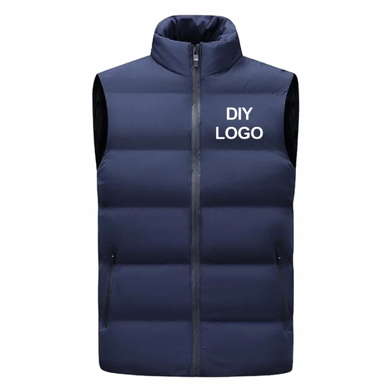 Sleeveless Vest Men's Stand Collar Thicken Jacket Down GlowCart