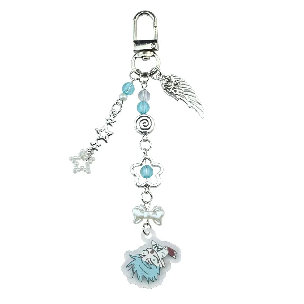 Anime Alien Stage Ivan Till Cosplay Key Chain Acrylic Kawaii GlowCart