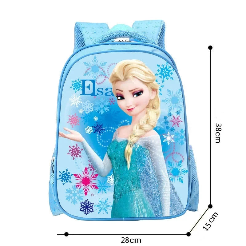 Elsa Anna Princess School Bag for Girls Frozen Children Backpacks Kids Shoulders Bag GlowCart