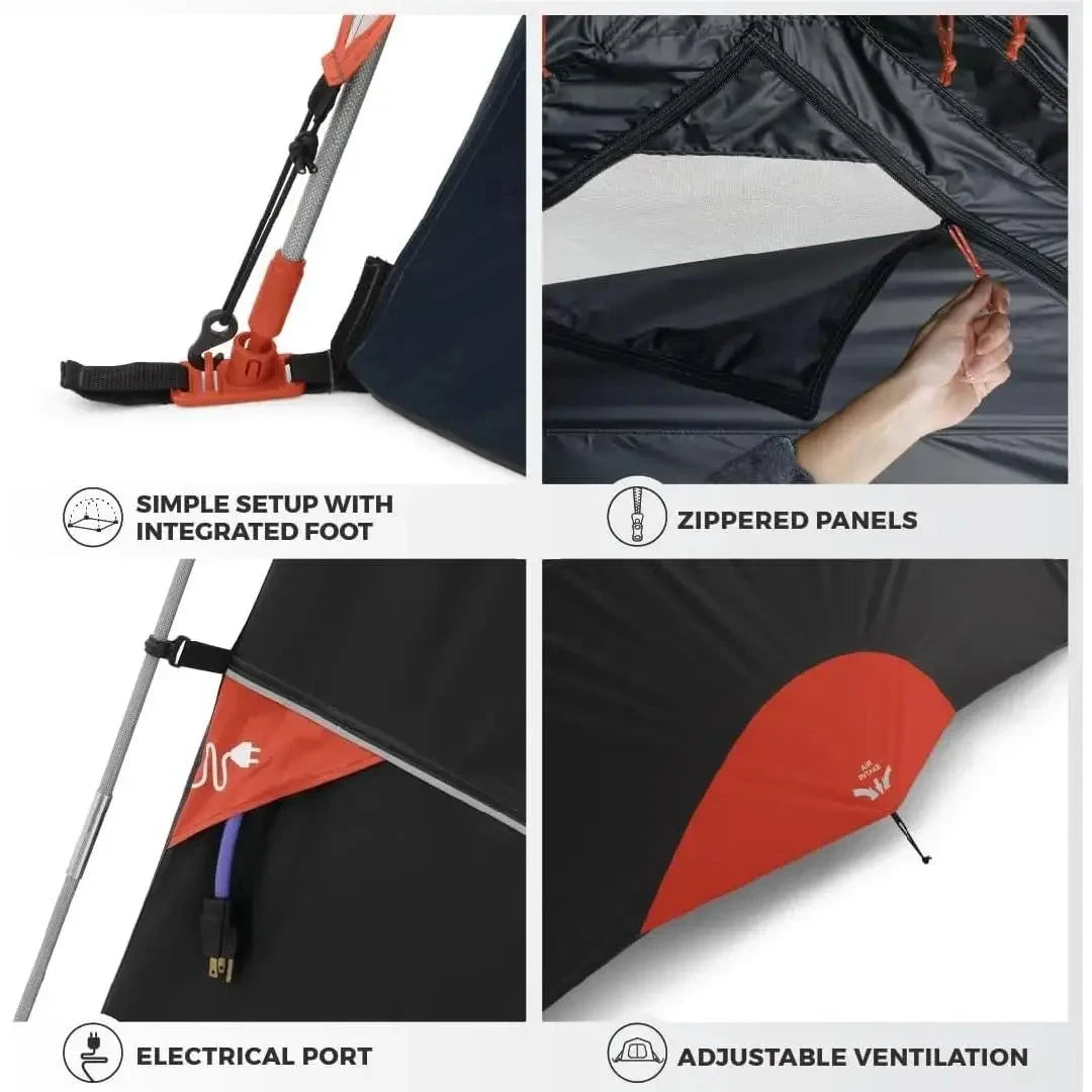 W-Blackout 6 Person & 9 Person Dome Tent | Best Car Outdoor GlowCart