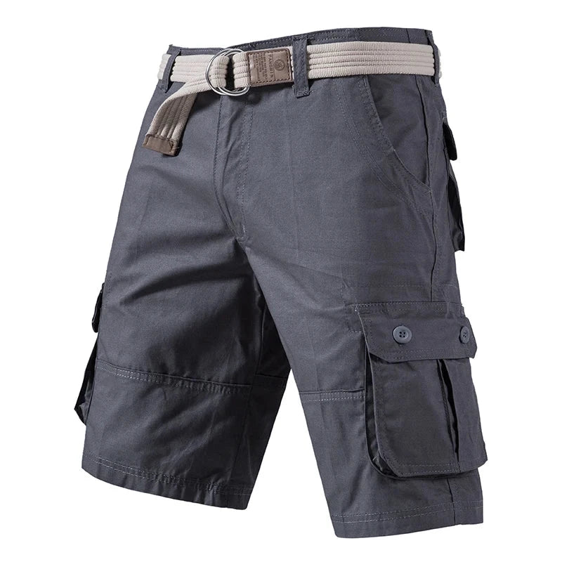Cargo Knee Shorts Men Sports Casual Bermuda Shorts Plus Size GlowCart