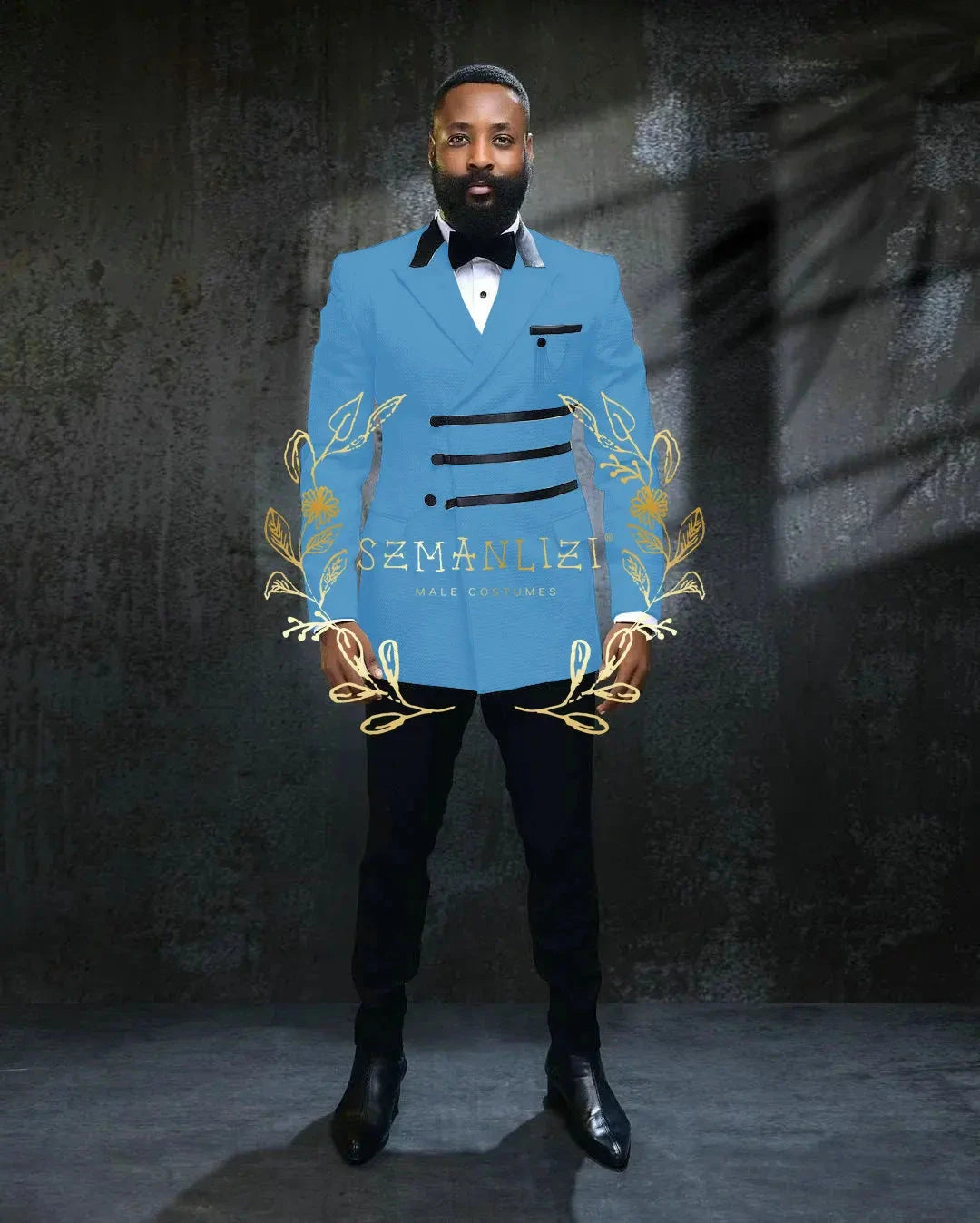 Blazer Sets Plaid Fashion Peaked Lapel Men Wedding Prom GlowCart