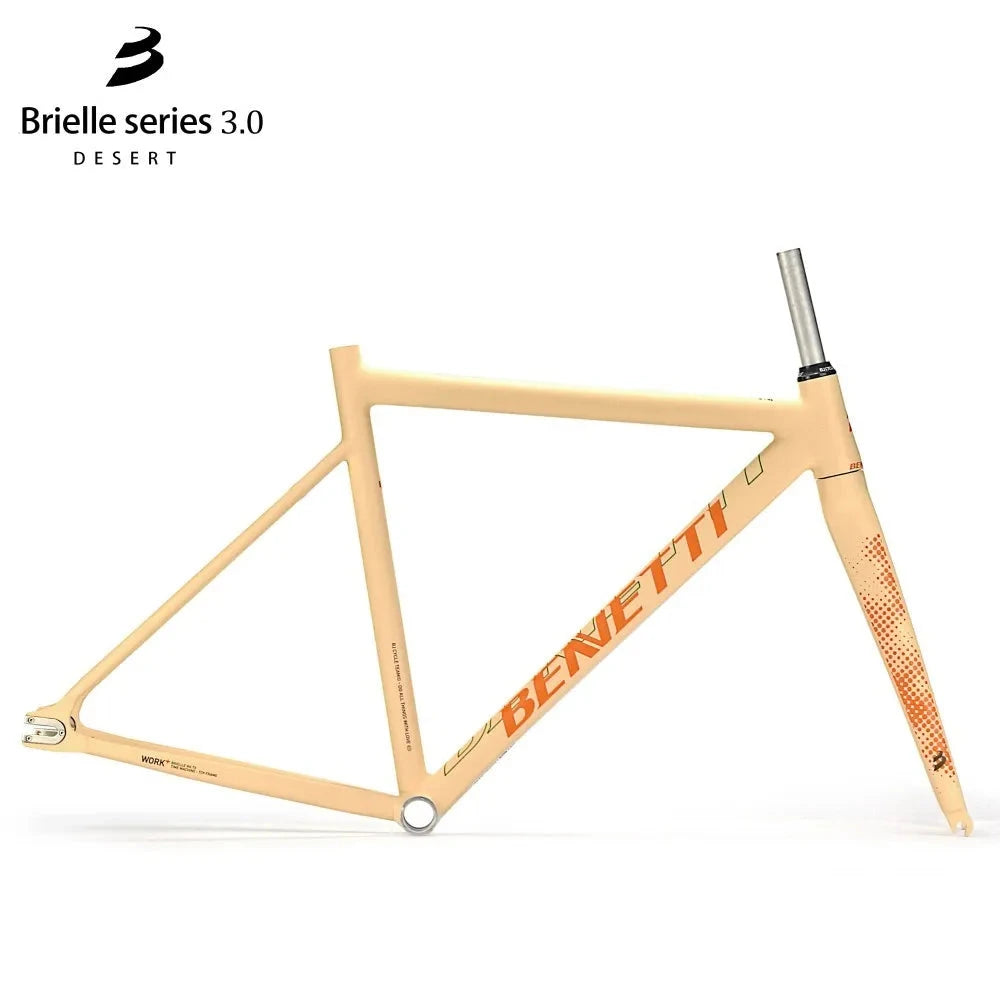 Fixed Gear Bike BJ CYCLE Bennetti brielle Fixie Bike Single Speed Gravel Retro Flip Flop MTB Free Wheel GlowCart