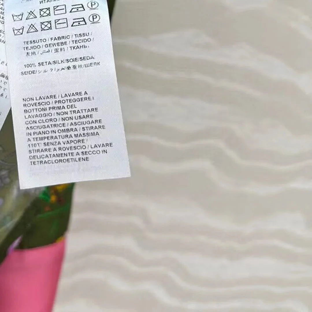 Vintage Floral Print 100% Twill Silk Shirt Women Lapel GlowCart