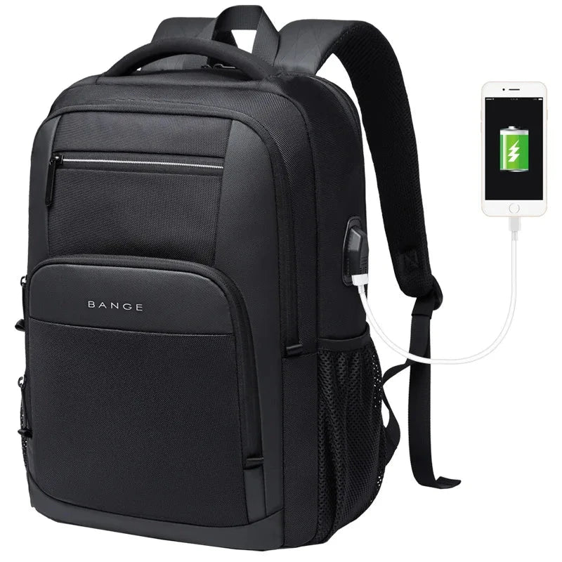BANGE Travel Waterproof Backpack with USB Charging Port Fit GlowCart