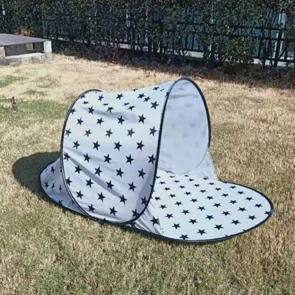 Small Folding Tent UV-proof Uv-proof Beach Tent Automatic GlowCart