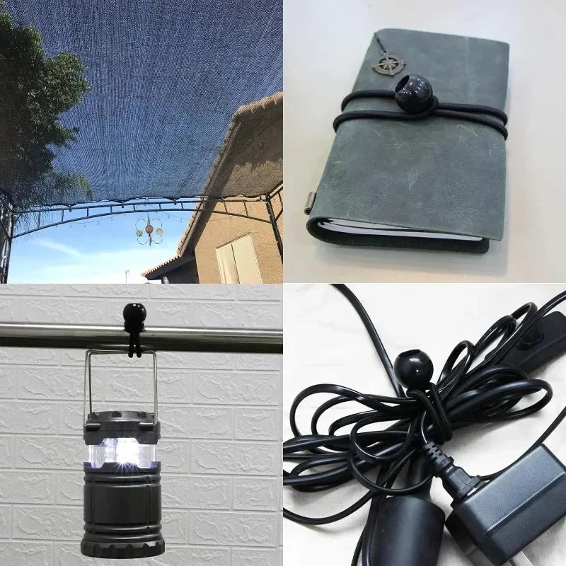 Outdoor Elastic Ball Rope Bungee Cords Portable Tent Fixing GlowCart