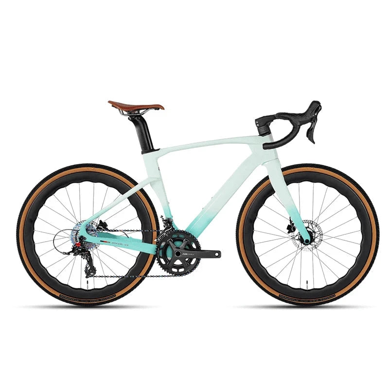 2025 TWITTER Gravel V3 Carbon Fiber Gravel Bike 700*40C SENSAH RS-2*12S Hydraulic Brake Bicycle With Carbon Wheels For Men Women GlowCart