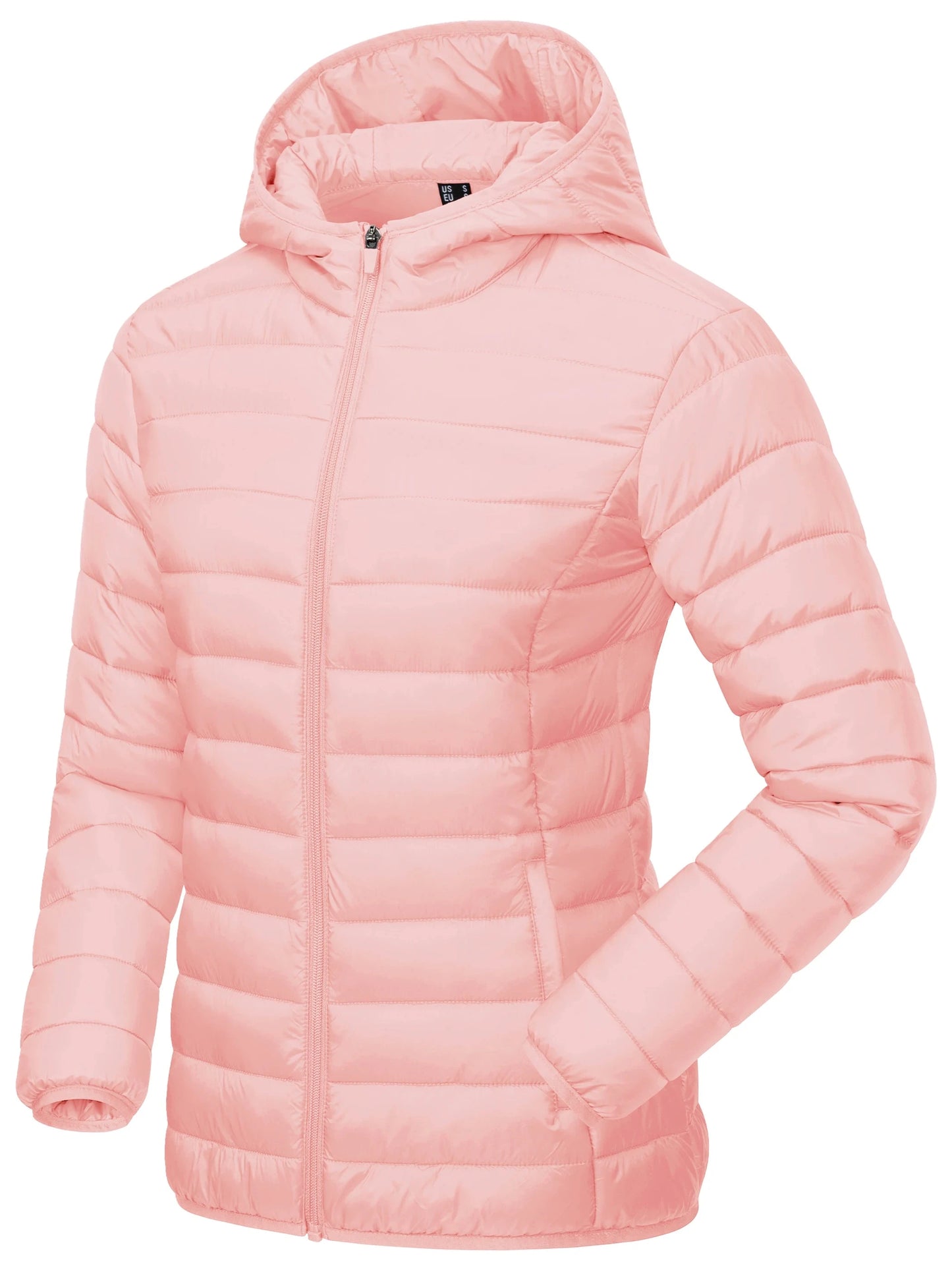 TACVASEN Winter Hooded Puffer Jacket Womens Quilted Warm GlowCart