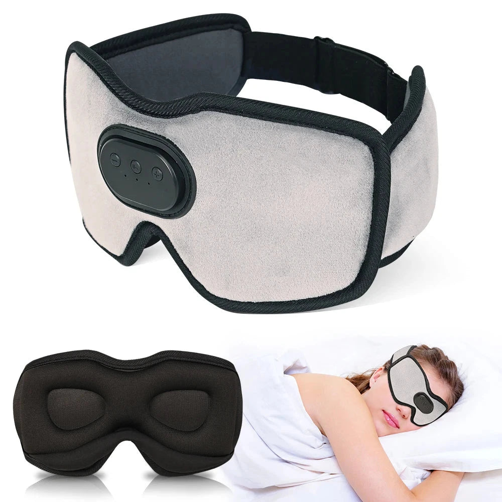 Bluetooth Eyemask, Wireless Bluetooth Headphones Sleep GlowCart